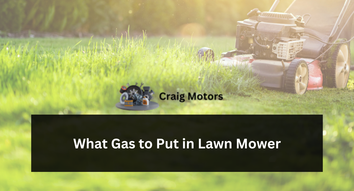 What Gas to Put in Lawn Mower